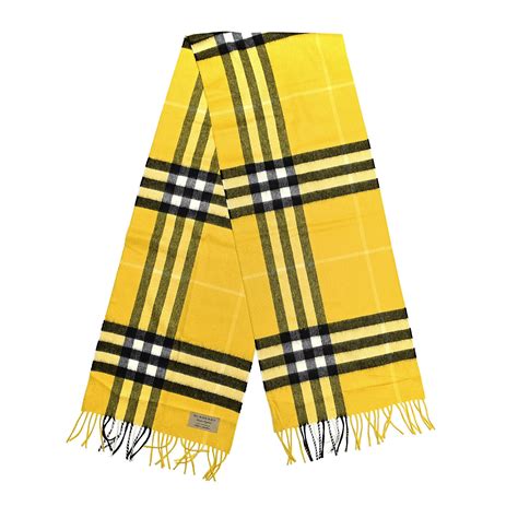 burberry scarf yellow